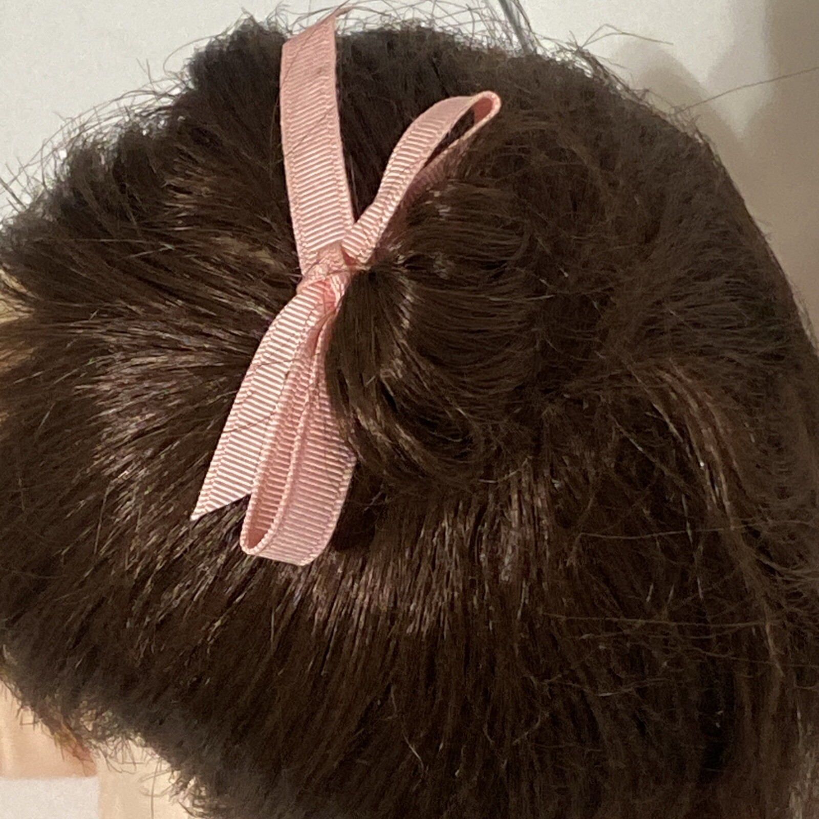 Madame Alexander 1965 Pussycat Doll 18&rdquo; Brunette Pink Outfit Sleep Eyes Vintage