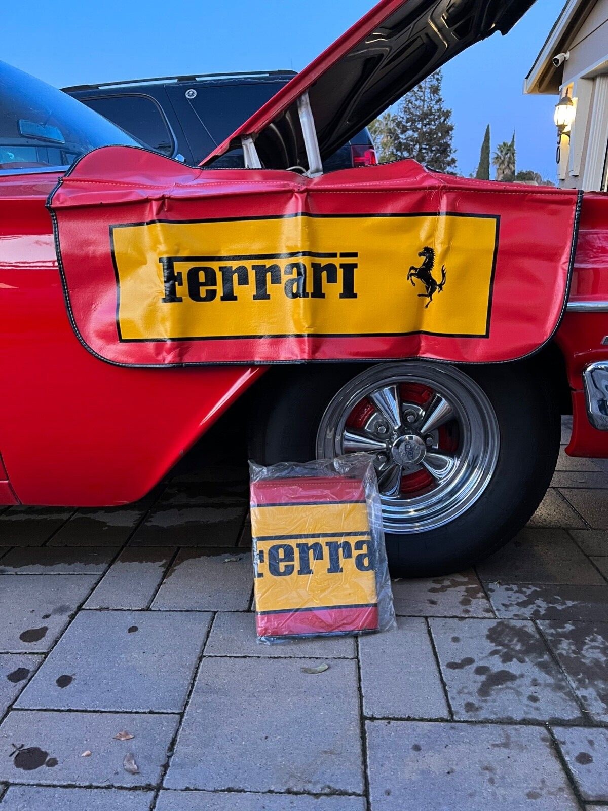 Ferrari fender cover / logo skirts 