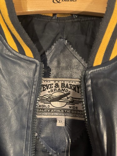 VTG NAVY Midshipman Jacket Men's XLBlue Gold Steve & Barry's - Picture 7 of 9