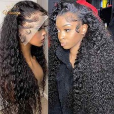 Curly Lace Front Human Hair Wig Pre Plucked Brazilian Hair 13x4 13x6 Hd Lace Wig
