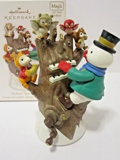 NEW Hallmark Ornament 2011 Hickory Tree Harmony Magic Light Sound & Motion B22