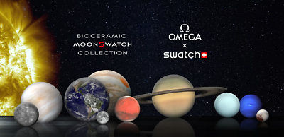 Omega x Swatch Mission to the Moon Bioceramic Moonwatch Omega x Swatch Mission to the Moon Bioceramic Moonwatch