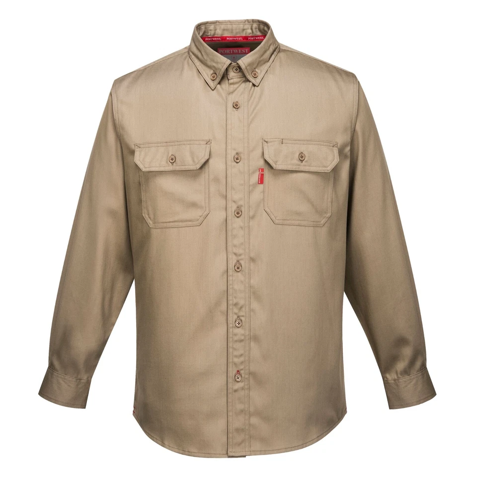 Portwest FR89 Bizflame 88/12 FR Fire Resistant Safety Work Shirt ASTM NFPA ARC2 - Image 4 of 4