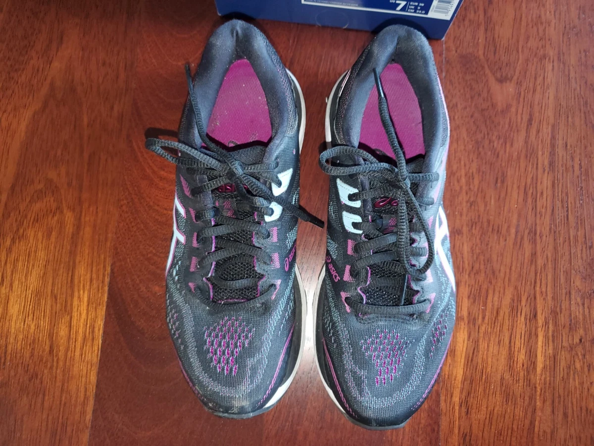 Asics GT 2000 7 Womens Running Shoes Sneakers Black Skylight Blue
