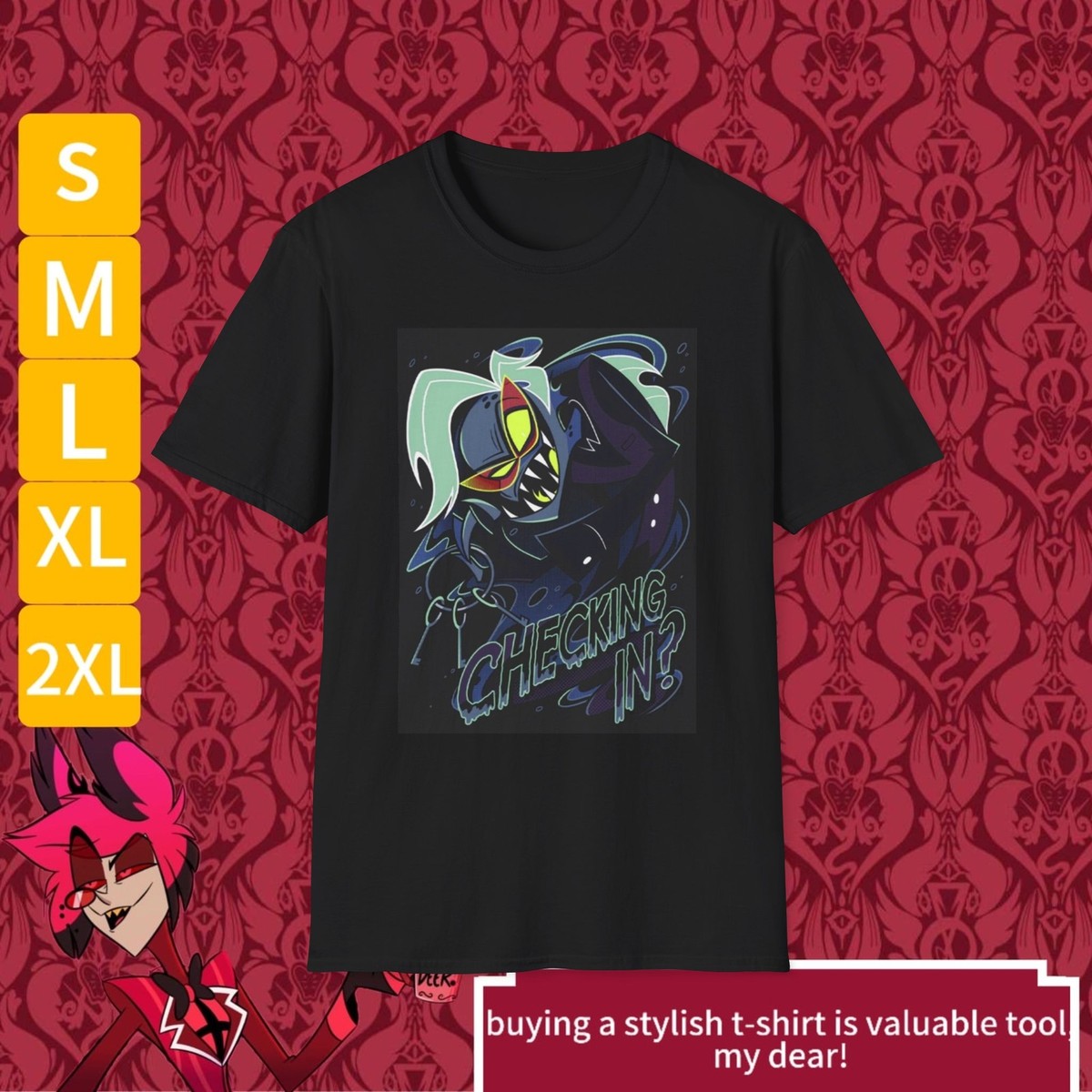 Helluva Boss Rolando Ghostf**kers Unisex Softstyle T-Shirt | eBay