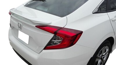 #564 PAINTED FACTORY STYLE SPOILER  fits the 2016 - 2021 HONDA CIVIC 4DR