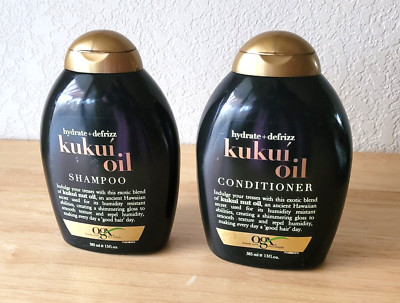 New OGX Hydrating Kukui Oil Set Of Shampoo and Conditioner 13fl oz  Discontinued