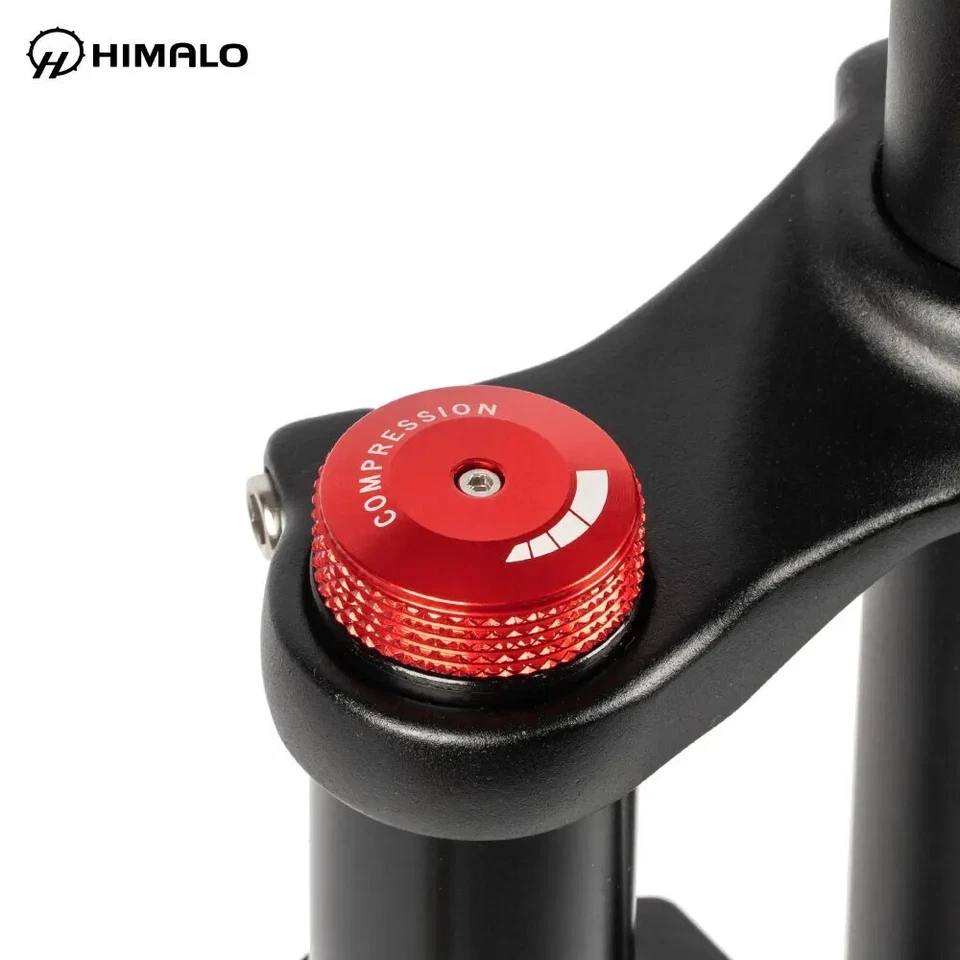 MTB Bike Double Shoulder Suspension Air Fork Thru Axle 100*15mm Travel 140mm - Image 2 of 4