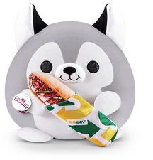 Snackles ~ Huskey ~ Subway by ZURU, 14 inches Soft Plush 🟢 Nigil ~NEW