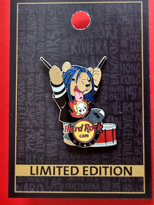 HRC Hard Rock Cafe Osaka Citywalk UCW Rock Star Bear Series 2011 Drummer LE150