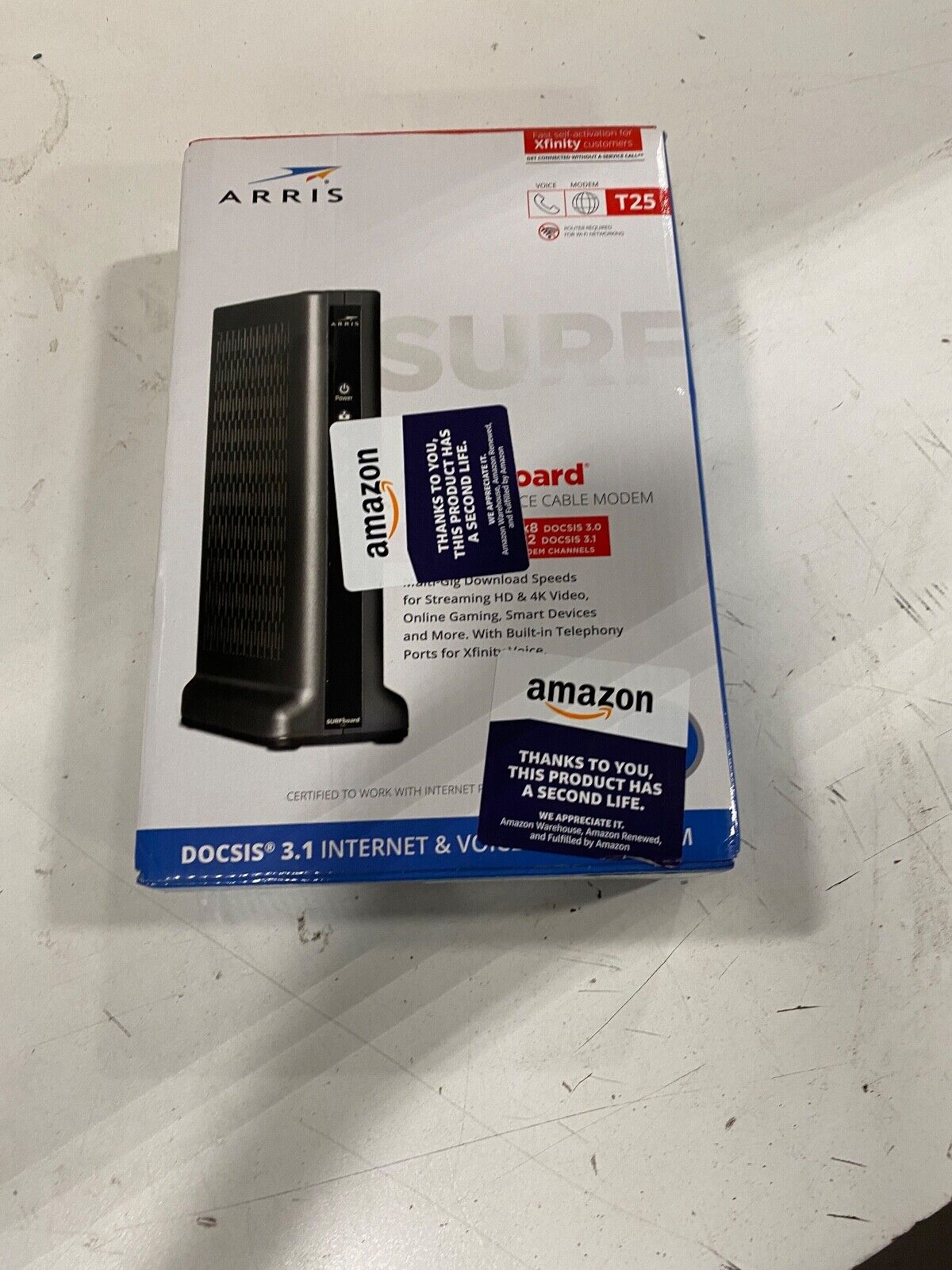 ARRIS Surfboard DOCSIS 3.1 Cable Modem - T25 for sale online