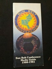 1980-81 Sun Belt Conference Basketball Media Guide Press Booklet