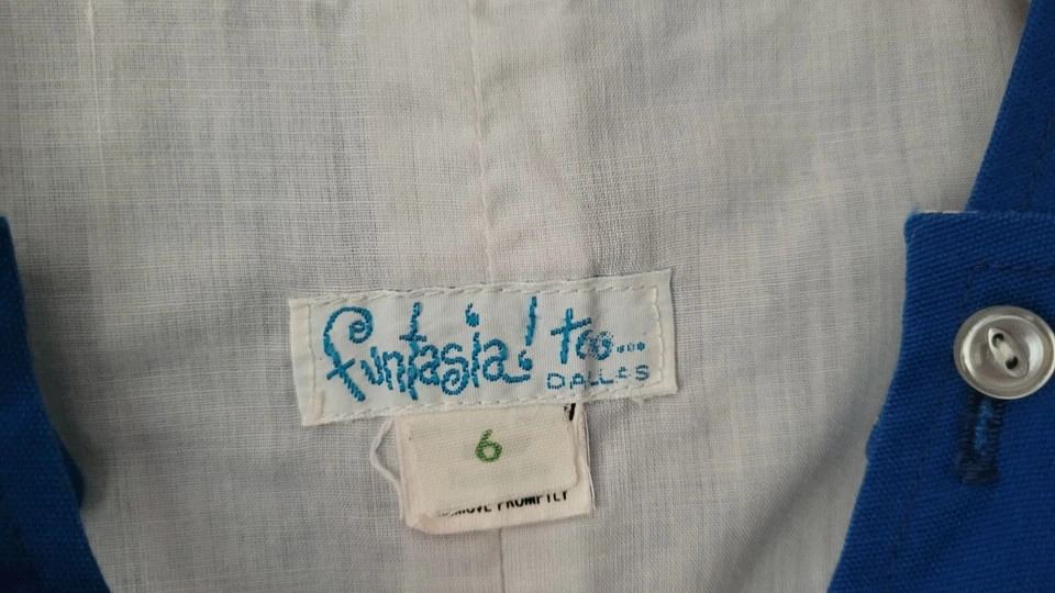 Boutique Funtasia Too Niñas Talla 6 Navidad Vestido Jersey Una Línea Vacaciones Foto 3 de 4