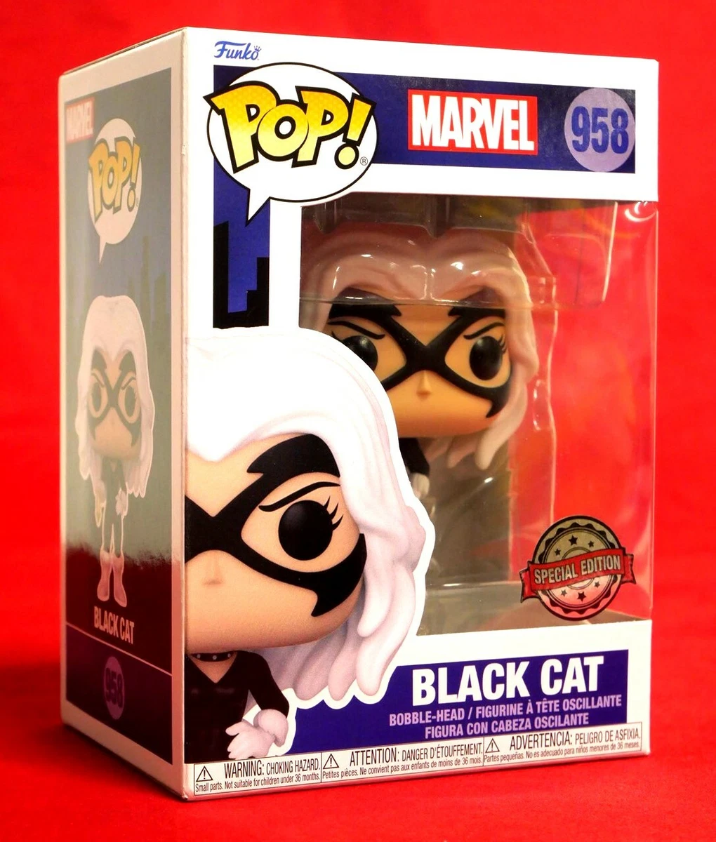 Marvel Funko Pop Black Cat 958 Special Edition Spider Man Vinyl