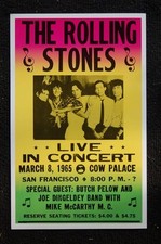 The Rolling Stones Poster 1965 Cow Palace--