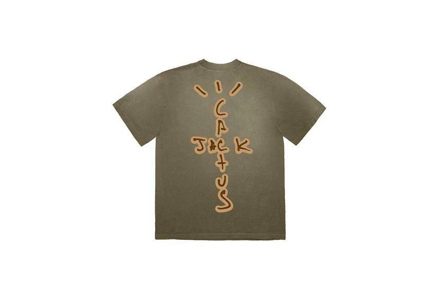 Brand New Travis Scott Highest In The Room Dive T-shirt Olive Extra Large  Size