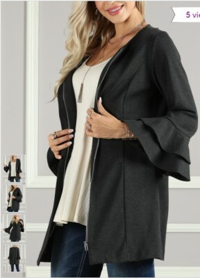 VESTE AMPLE ZIPPéE à COL MONTANT POLAIRE HOKTOWN - AMERICAN VINTAGE Veste Ample Zippee A Col Montant Polaire Hoktown Vert Femme 8137831