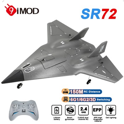 SR72 RC Plane 2.4Ghz 4CH EPP Foam Remote Control  Built-in Gyro RC Fighter