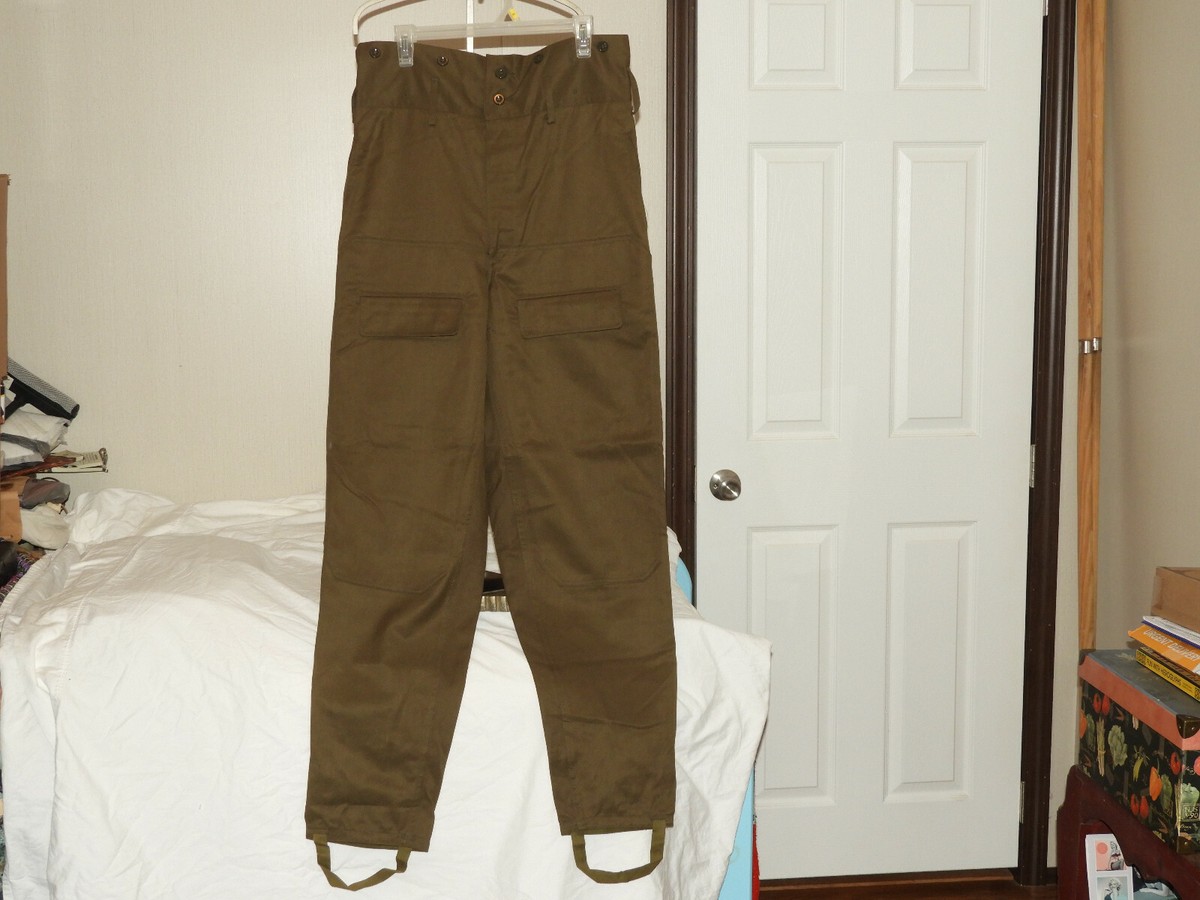 NEW MINT CZECH ARMY PANTS LARGE/XLARGE M85 WITH LINER CZECH
