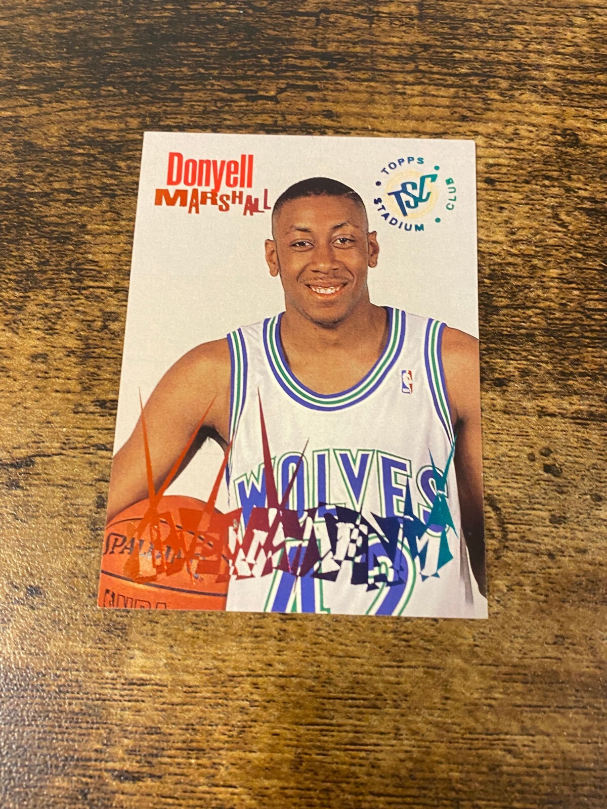 1994-95 Topps Stadium Club Beam Team Donyell Marshall Rookie #16 Rare Colors SP