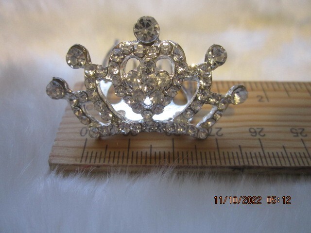 NWT NOS Tiny Tiara Hair Comb Pagant | eBay display picture 1