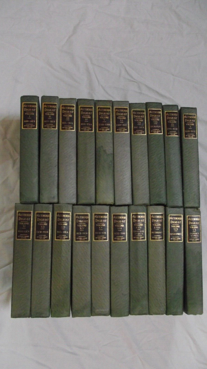 【4冊セット】Classic Novels 洋書 1908 Set of 20 books World's Great Stories by Authors Digest