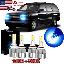 4x 8000k Led Headlight Bulbs For Silverado Tahoe 99-2006 Hi Lo Beam 4x 8000k Led Headlight Bulbs For Silverado Tahoe 99-2006 Hi Lo Beam