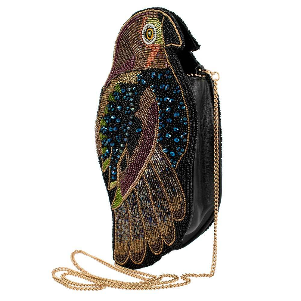 Mary Frances Out On A Limb Crossbody Parrot Bird Handbag  display picture 2