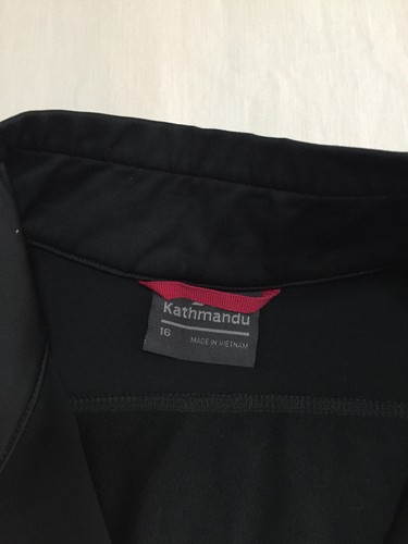 Kathmandu womens Windstopper Softshell Zip Pockets stretch Vest Black Size 16 - Picture 5 of 7