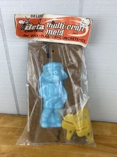 New Vintage Beta Crafts Deluxe Multi-Craft Mold 119 Wax Plaster Concrete Ice