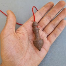 VTG miniature rare vintage iron plumb bob leveling measuring carpenter tool