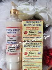 3pcs. EVOB GOlden Face Shower Gel 500ml X 1  2 Bar Soap Lightens With Vit. E