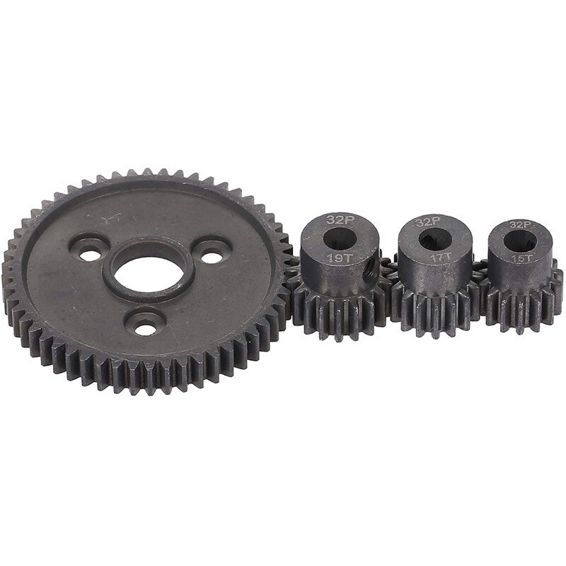 Steel Metal Spur Gear 54T 15T 17T 19T Motor Gears for Traxxas Slash 4x4
