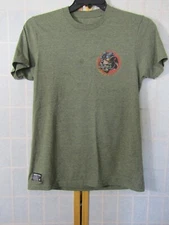 Howitzer Patriot Manufacturing Green Logo Graphic Cotton T-Shirt Men's M