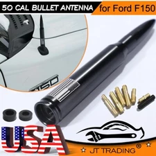 50 CAL CALIBER Flag BULLET ANTENNA for Ford Ranger F-150 Raptor F-250 Superduty