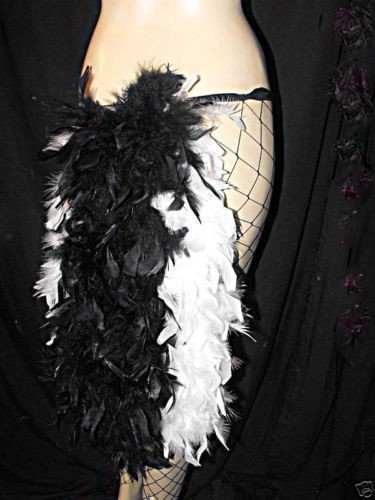 Unicorn Pony Rainbow Feather Bustle Parrot Burlesque Carnival dancer Costume - Picture 6 of 8