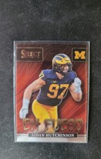 2022 Select Draft Picks #EN-AH AIDAN HUTCHINSON EN Fuego NFL Football  Lions 