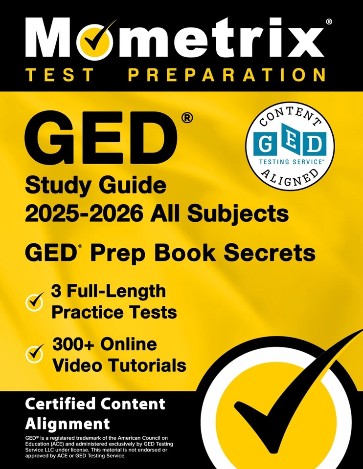 GED Study Guide 2025-2026 All Subjects - GED Prep Book Secrets