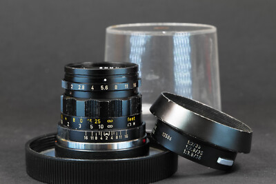 LEICA Summicron 50mm #11817 transitional model RARE - ROTER PUNKT KAMERA An+Verk