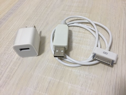 Cordon câble fil de feu 12 V USB-30 broches + chargeur adaptateur USB pour iPod 4e génération couleur - Photo 1 sur 12