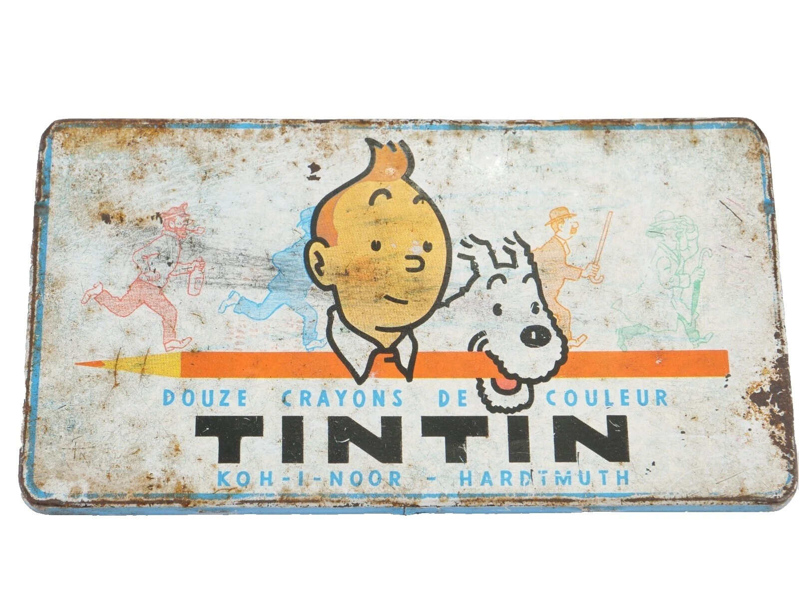 Tintin figuras de acción de Metal y Accesorios