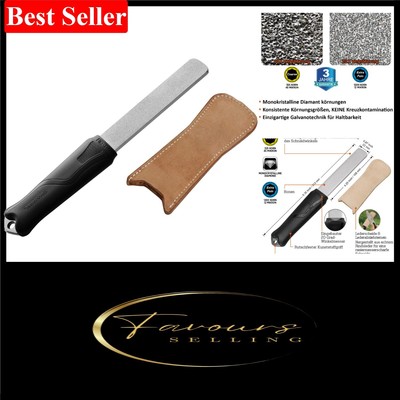 SHARPAL 127N Dual-Grit Diamant-Schleifstein mit Lederstreifen, Werkzeugschärf...