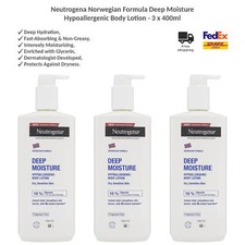Neutrogena Norwegian Formula Deep Moisture Hypoallergenic Body Lotion 3x400ml