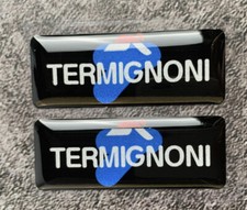 2X Termignoni Reflective 3D Stickers. Size:  2”X .75”inch. Self Adhesive  Nice!