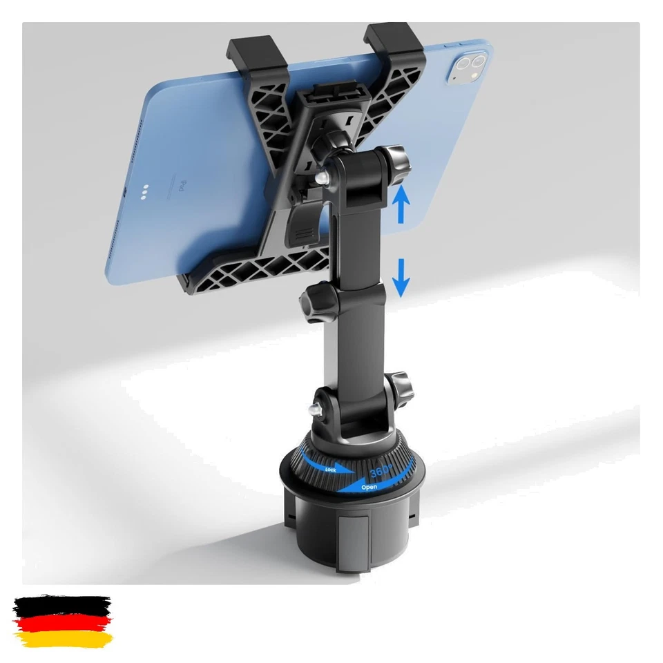 ✅OHLPRO GETRÄNKEHALTER TABLET HALTERUNG FÜR AUTO, IPAD HALTERUNG MIT 7-11 Zoll