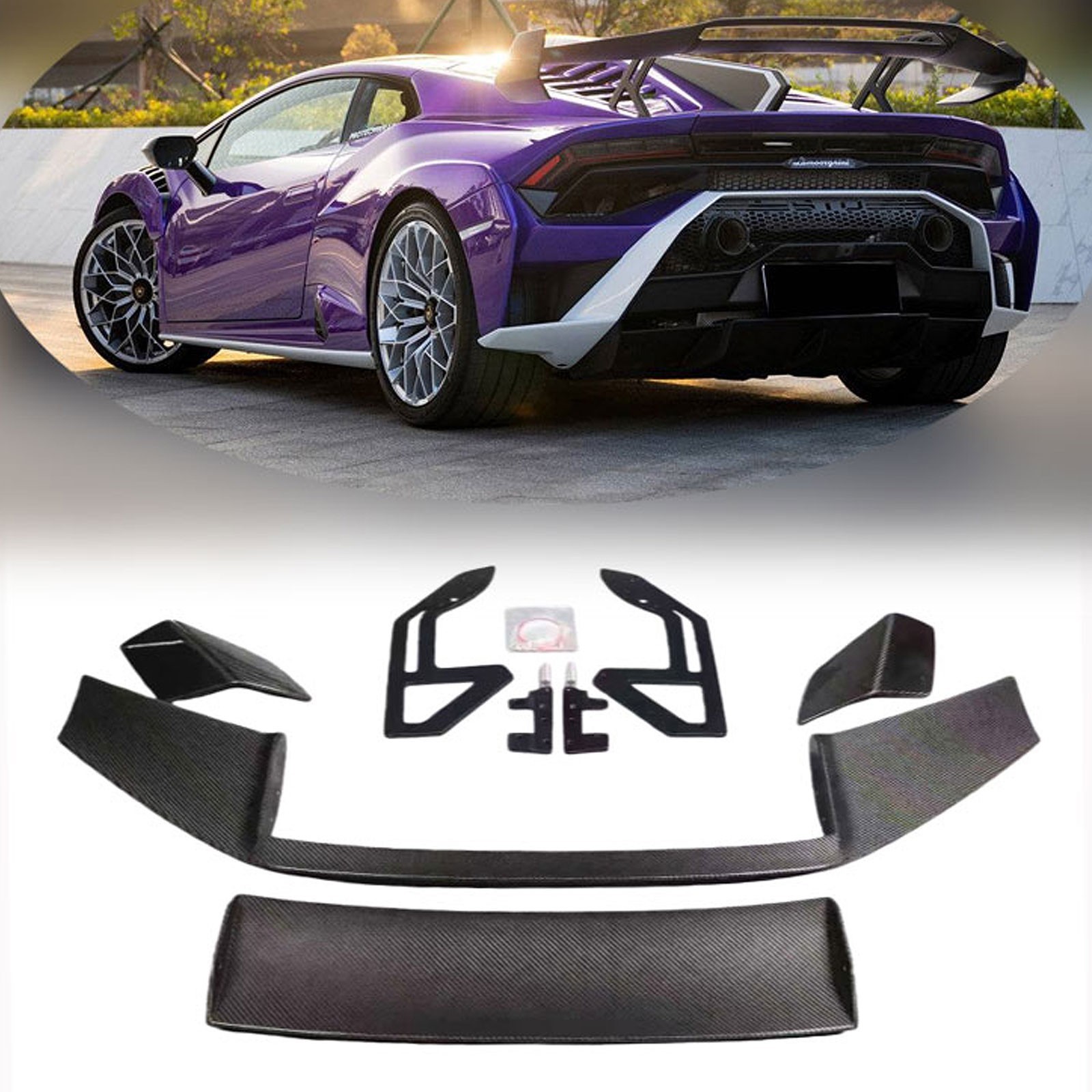Lamborghini Huracan STO Rear Wings Set