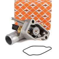 NRF Thermostat + GehäUse + Sensor FüR Opel Astra G H Vectra B C Zafira A 1.8 16V