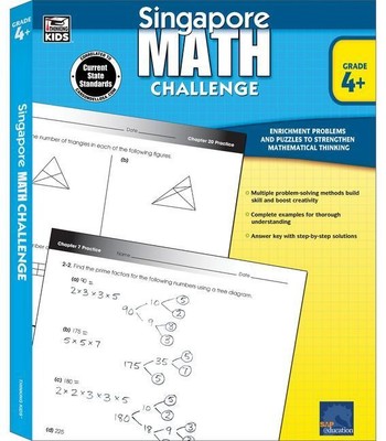 Singapore Math Challenge, Grades 4 - 6 | Volume 20 | Singapore Asian Publishers