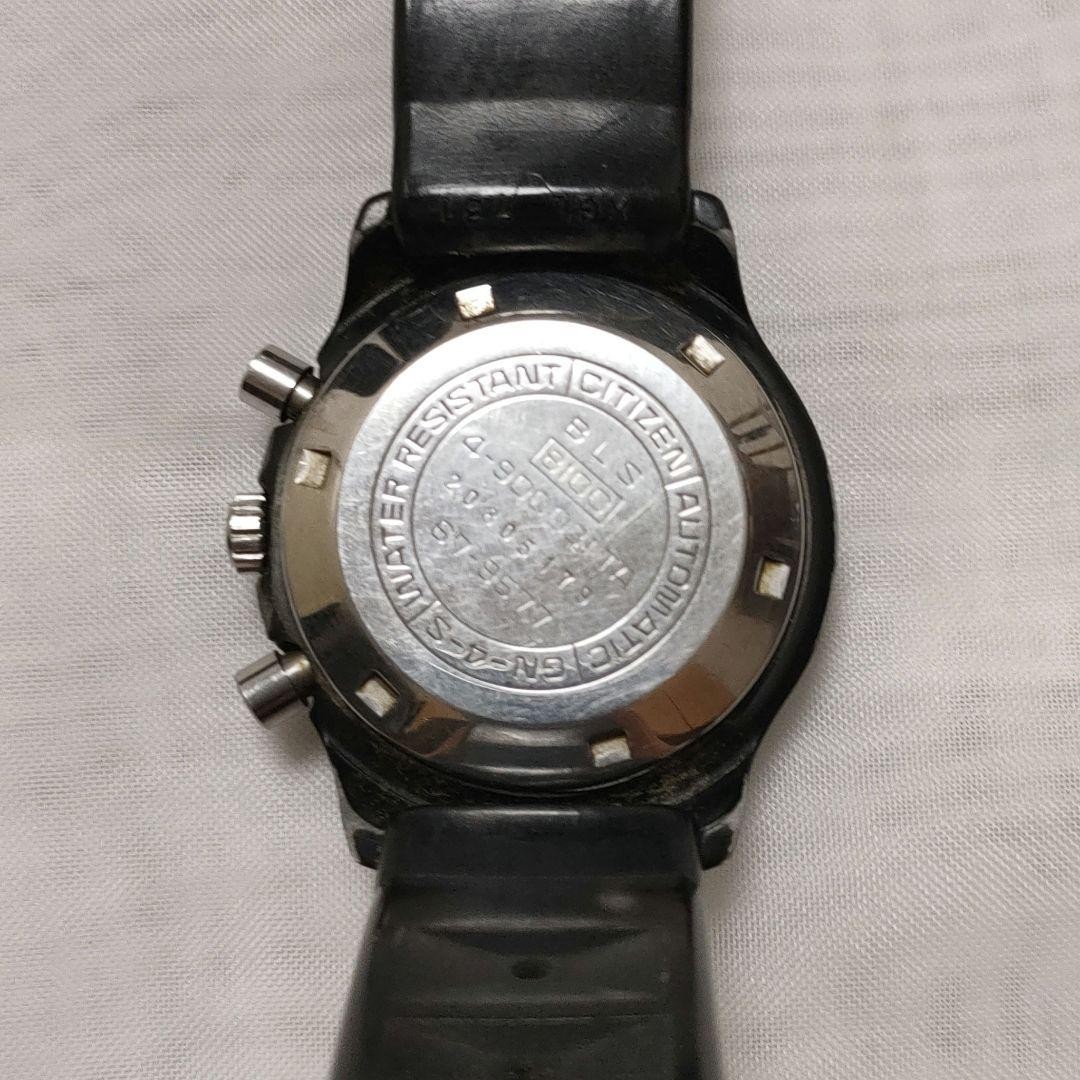 Citizen Challenge Timer Blacky Automatic Chronogr… - image 4