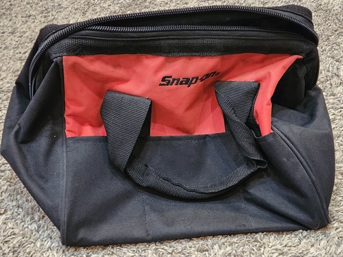 Snap-on Tools Red Tool Bag Canvas Drill Storage Multiple Pockets - Picture 5 of 7